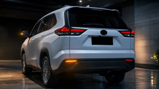 xi nhan Amber Innova Cross tích hợp trên LED cản sau