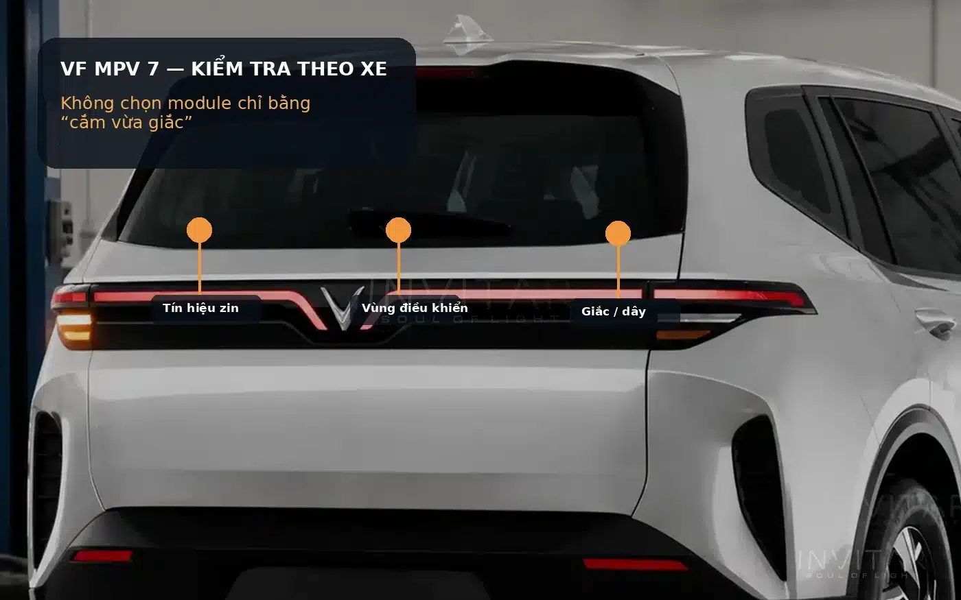 VF MPV 7 kiểm tra theo xe trước khi chọn mạch mở rộng xi nhan