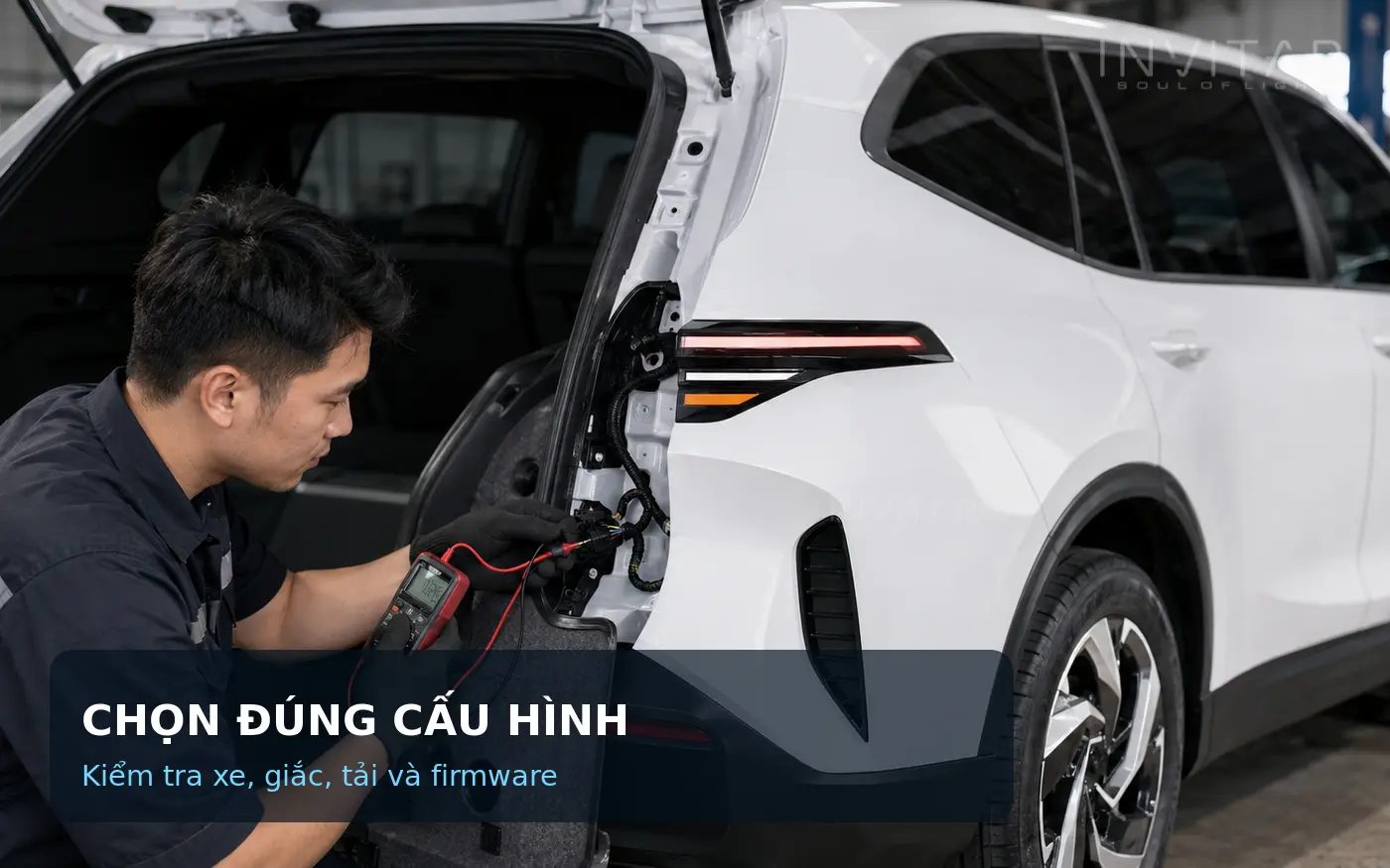 VF MPV 7 kiểm tra module xi nhan theo đúng phiên bản xe